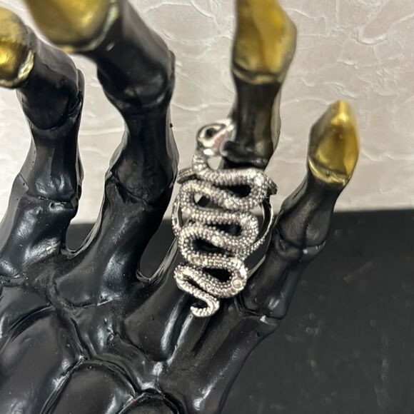 Silver snake ring - Picture 6 of 9